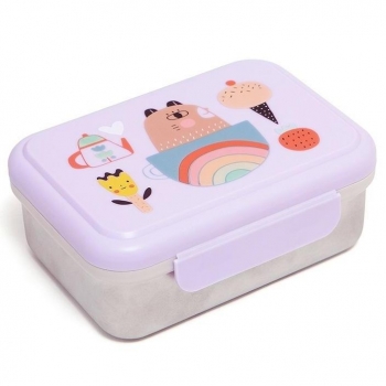 Lunchbox Ανοξείδωτο Apple of my Eye 17x13x6,5εκ. Petit Monkey PTM-LB27