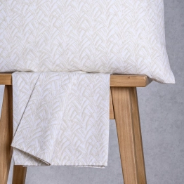 Σετ Σεντόνι Με 1 Μαξιλαροθήκη Βαμβακερό Ημίδιπλο Με Λάστιχο 120x200+32εκ. Coral Light Grey Ultra Line Mini Melinen 20005887