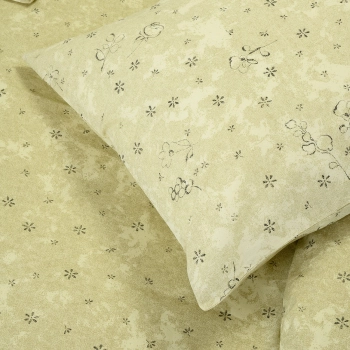 Ζεύγος Μαξιλαροθήκες Polycotton 50x70εκ. Demi Beige Casual Line Melinen 20006340