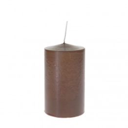 Κερί Παραφίνης Κύλινδρος Καφέ 7x12εκ. iliadis 33427