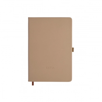 Ατζέντα 2026 Taupe 21,5x14,5x2,5εκ. Estia 00-37505