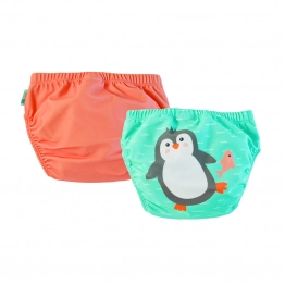 Σετ 2τμχ Μαγιό Πάνα 2-3 Ετών Penguin Zoocchini ZOO12118