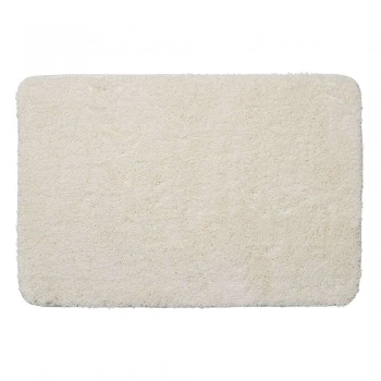 Ταπέτο Μπάνιου Αντιολισθητικό Polyester 60x90εκ. Angora Off-White Sealskin 800120