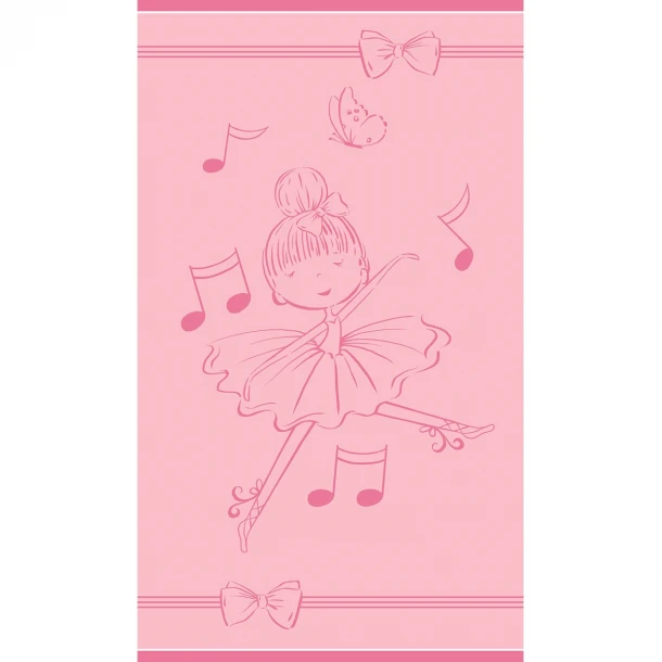 Πετσέτα Θαλάσσης Βαμβακερή Velour Pink 70x120εκ. Dancing Melinen 20004884