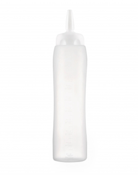 Μπουκάλι Σάλτσας Σως Πλαστικό Διάφανο 1000ml Araven AR00001379