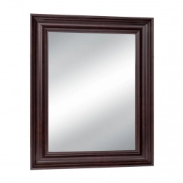 Καθρέπτης Τοίχου Πλαστικός (Εφέ Ξύλου) Καφέ 60x80εκ. iliadis 91867