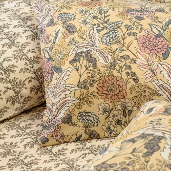 Ζεύγος Μαξιλαροθήκες Βαμβακερές 50x70εκ. Eduarda Beige Melinen 20006161