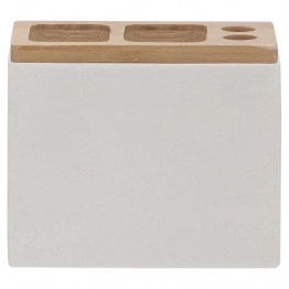 Ποτηροθήκη Polyresin 12,3x6x10,2εκ. Grace White Sealskin 361910310