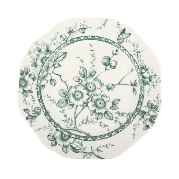 Πιατέλα Σερβιρίσματος Πορσελάνης 31εκ. Tiffany Green Oriana Ferelli PR24324G04