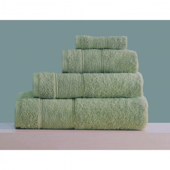 Σετ Πετσέτες 4τμχ Βαμβακερές Lille No6 Xaki Makis Tselios