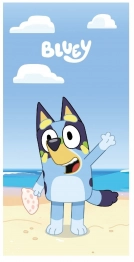 Πετσέτα Θαλάσσης Παιδική Quick Dry Microfiber 70x140εκ. BBC Studios Bluey 171 Sky Blue Dimcol