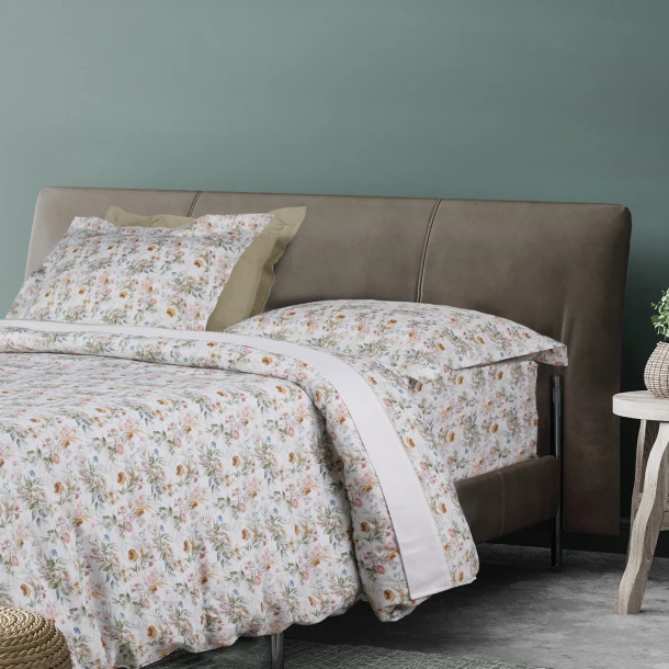 Σετ Σεντόνια Βαμβακοσατέν King 260x280εκ. Prestige 1722 Olive  Das Home