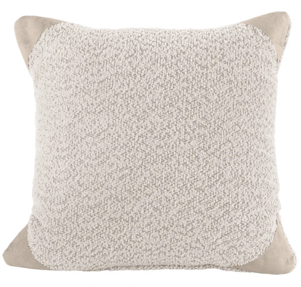 Διακοσμητική Μαξιλαροθήκη Ζακάρ Polyester Lama Beige 4x42εκ. Guy Laroche