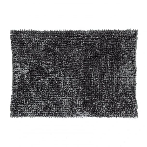 Ταπέτο Μπάνιου Αντιολισθητικό Chenille 60x90εκ. Bathmats 0779 Ανθρακί Das Home