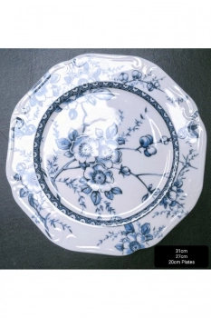 Πιατέλα Σερβιρίσματος Πορσελάνης 31εκ. Tiffany Blue Oriana Ferelli PR24324B04