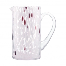 Κανάτα Γυάλινη 1400ml Ροζ-Μωβ Colorburst Estia 01-40857