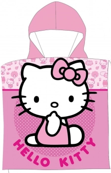 Πόντσο Quick Dry Microfiber 50x100εκ. Sanrio Hello Kitty 172 Pink Dimcol