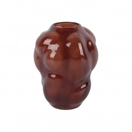 Βάζο Γυάλινο Ακανόνιστο Μελί Glower 19x25εκ. Estia 09-54113