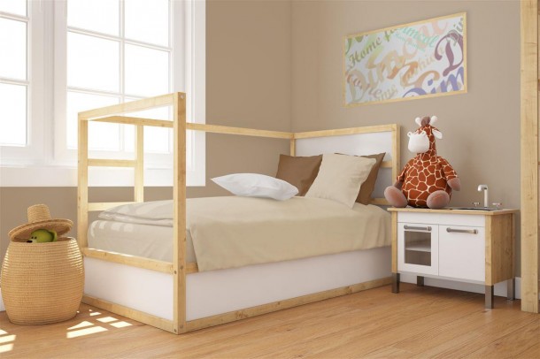 Πάπλωμα Βαμβακερό Κούνιας 120x160εκ. Solid 502 Beige DimCol 31121121002