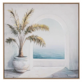 Πίνακας Καμβάς Plant Με Κορνίζα 80x80εκ. iliadis 92692