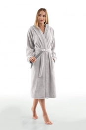 Μπουρνούζι Βαμβακερό Casual Silver Large Guy Laroche