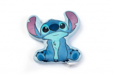 Διακοσμητικό Μαξιλάρι 3D Velboa 35εκ. Stitch 350 Sky Blue DimCol
