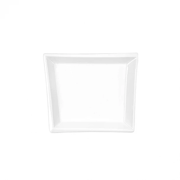 Πιάτο Φρούτου Τετράγωνο Πορσελάνης Λευκό Art Et Lumiere 21x17,5x2εκ. 06984