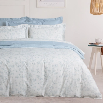 Κουβερλί Βαμβακοσατέν King 230x240εκ. Prestige 1714 Grey-Cream Das Home