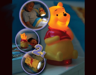 Επιτραπέζιο Φωτιστικό-Φακός Winnie the Pooh Ango 9,5x9x17,5εκ. 65102