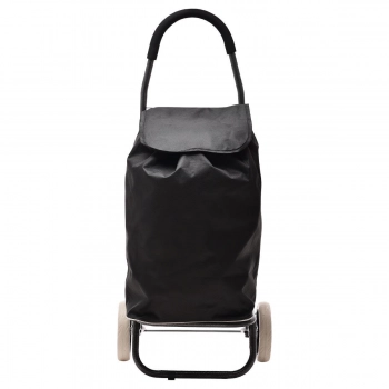 Καρότσι Λαΐκής Μεταλλικό-Υφασμάτινο Black Estia 46ltr-35,5x23,5x95,8εκ. 04-14940