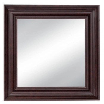 Καθρέπτης Τοίχου Πλαστικός (Εφέ Ξύλου) Καφέ 60x60εκ. iliadis 91864