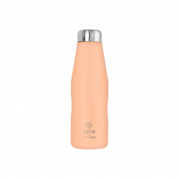 Θερμός-Μπουκάλι Ανοξείδωτο Flask Peach Fuzz Save The Aegean Estia 500ml-7x7x22,3εκ. 01-23447