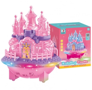 Περιστρεφόμενο Κάστρο Με Φως & Μουσική 14x14x17εκ. Toy Markt 77-1295
