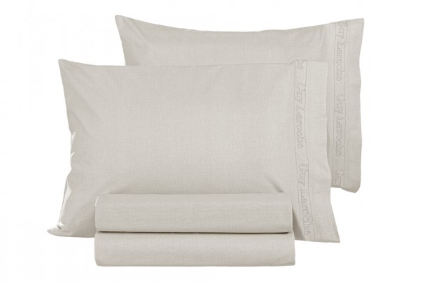Ζεύγος Μαξιλαροθήκες Βαμβακερές 50x70εκ. Color Plus Ivory Guy Laroche
