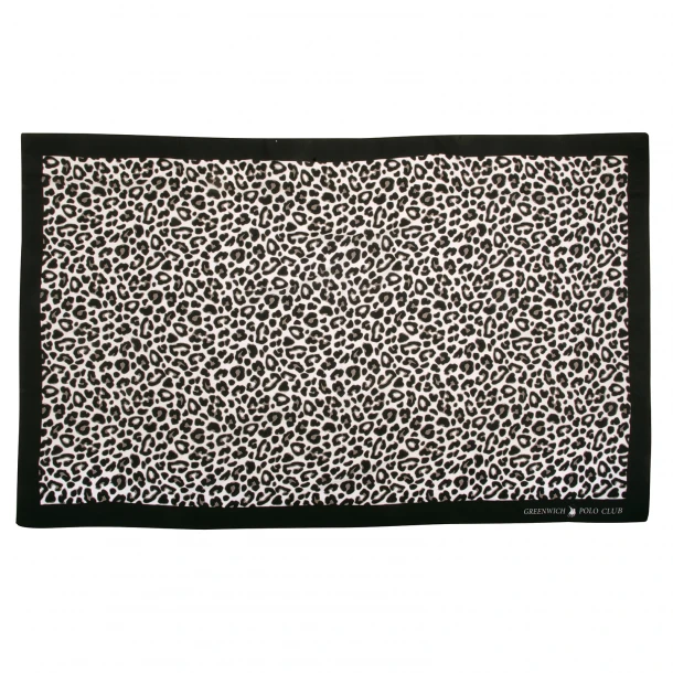 Παρεό Θαλάσσης Rayon 110x180εκ. Essential 4036 Μαύρο-Taupe Greenwich Polo Club