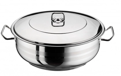 Κατσαρόλα Πλασωτέ Ανοξείδωτη 32x12εκ.-9,5ltr Arian 430 Isfa Metal ISF00100332