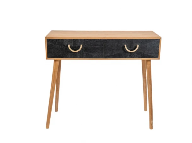 Κονσόλα Ξύλινη Natural-Καφέ 90x35x78εκ. Zen Collection 25.47.52371