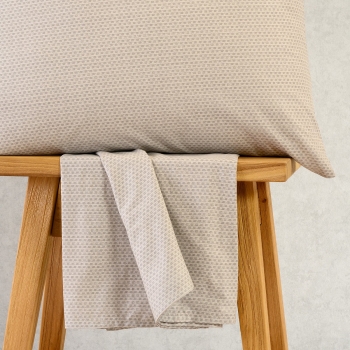 Σετ Σεντόνι Με 2 Μαξιλαροθήκες Βαμβακερό King Με Λάστιχο 180x200+32εκ. Luca Grey Ultra Line Mini Melinen 20005571