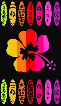 Πετσέτα Θαλάσσης 2 Όψεων Βαμβακερή Βελουτέ 87x165εκ. Ζακάρ 242 DimCol