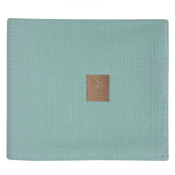 Κουβέρτα Κούνιας Πικέ Βαμβακερή 110x150εκ. Essential Baby 8869 Mint Greenwich Polo Club