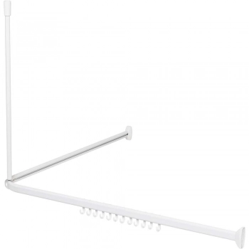 Βραχίονας Μπάνιου Γωνιακός Αλουμινίου White Easy Roll Sealskin 5276623010