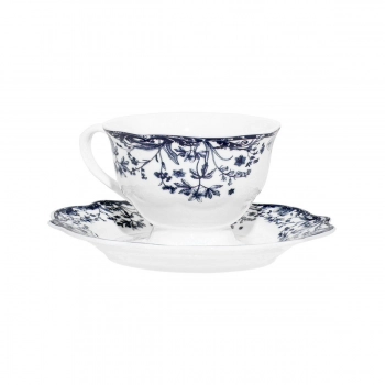 Φλυτζάνι Τσαγιού Πορσελάνης 220ml Reverie Blue Estia 07-38830