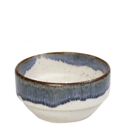 Μπωλάκι Σερβιρίσματος Stoneware Reactive Blue Essentials ESPIEL 14x6,5εκ. OWR118K6