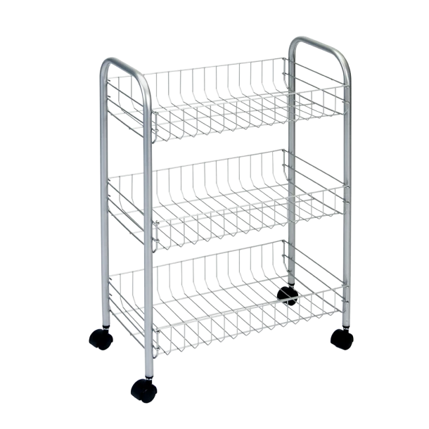 Τρόλει 3 Θέσεων Lugano 41x26x64εκ. Metaltex 