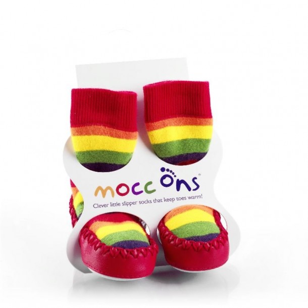 Καλτσοπαντόφλες Βαμβακερές 24-36 Μηνών Mocc ons RAIN Sock Ons MO24