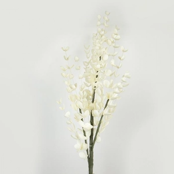 Κλαδί Με Φύλλα Foam 107εκ. Κρεμ ESTHETI 758-12020