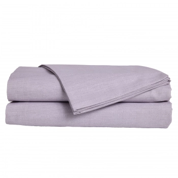 Σεντόνι Μεμονωμένο Polycotton Ημίδιπλο Με Λάστιχο 120x200+35εκ. Casual 5449 Lilac Das Home