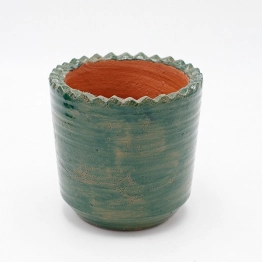 Κασπώ Κεραμικό Πράσινο 14x13,5εκ. ESTHETI 819-00490