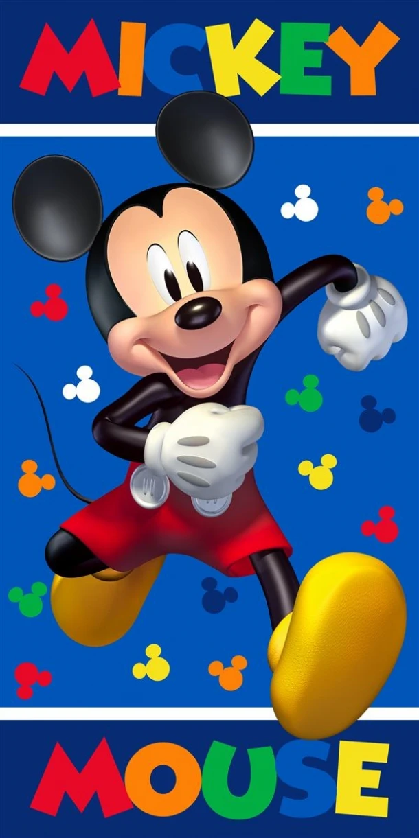 Πετσέτα Θαλάσσης Παιδική Quick Dry Microfiber 70x140εκ. Disney Home Mickey 178 Dark Blue Dimcol