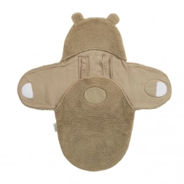 Meyco Wrap Κουβερτούλα Teddy για τη βόλτα Bear Brown MEY-296.242.80.00
